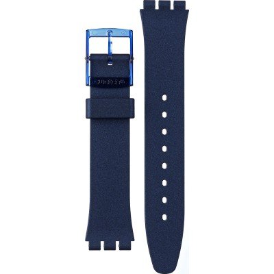 Swatch Plastic - Originals Medium (34mm) /Access/Solar/Musicall/Stop - G/SK/SL/SR/SS/SO28 AGN269 GN269 Sideral Blue Strap