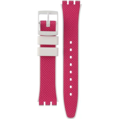 Swatch Plastic - Originals Medium (34mm) /Access/Solar/Musicall/Stop - G/SK/SL/SR/SS/SO28 AGW713 Berry Light Strap