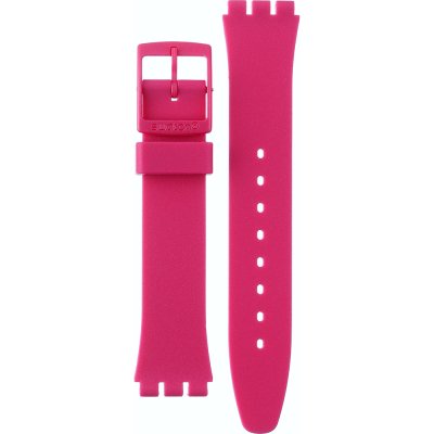 Bracelet Swatch Plastic - Originals Medium (34mm) /Access/Solar/Musicall/Stop - G/SK/SL/SR/SS/SO28 ASO28P110 Fantastic Fuchsia