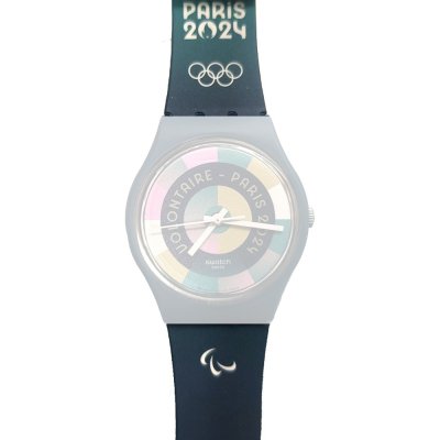 Swatch ASO28Z123-5300 Volunteers Paris 24 Strap