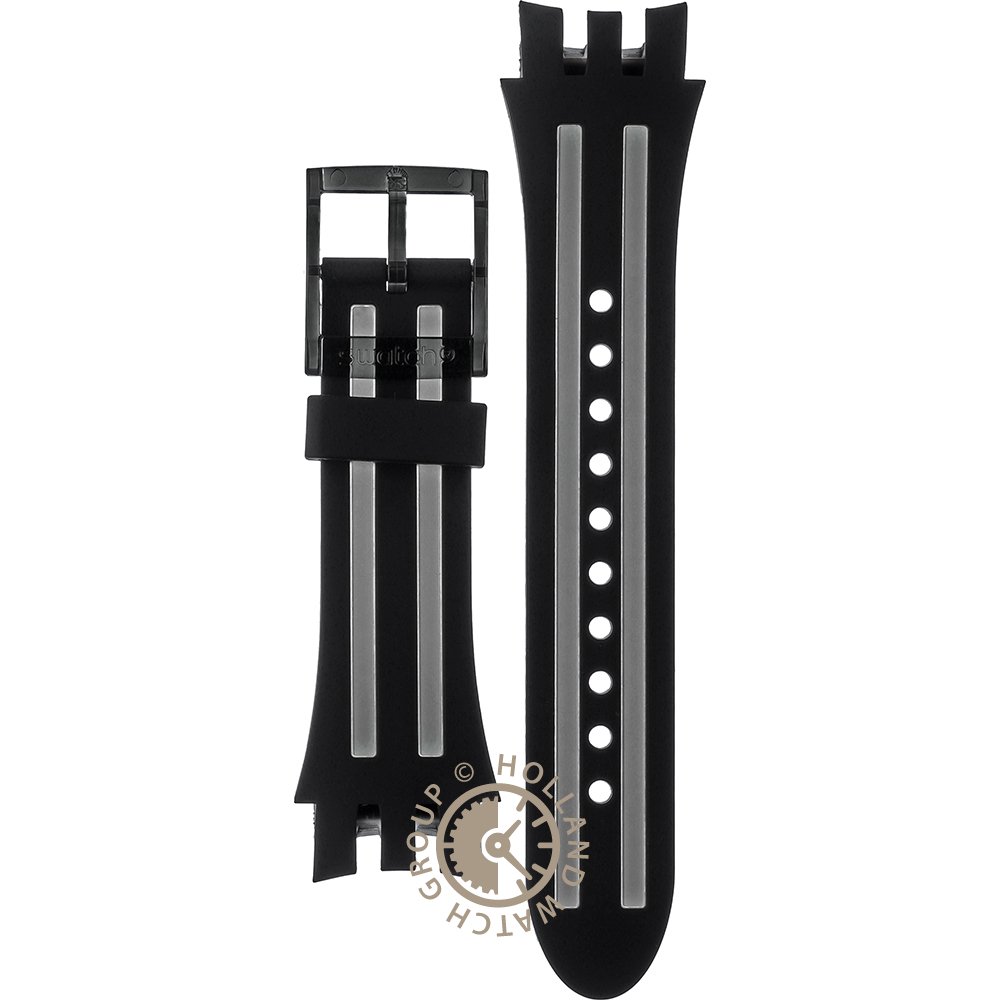 Swatch Plastic - Scubaqua - SSC ASSCU09B100 Black Sea Nettle Strap