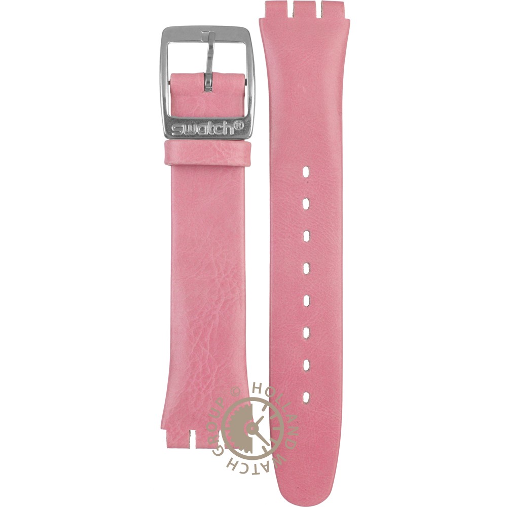 Swatch irony pink with genuine leather croc replacement band - new battery Swatch Irony - Chrono Medium - YM AYMS401 YMS401 Ciclamino  main image 2