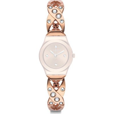 Swatch AYSG165G Rose Goldy hug Strap