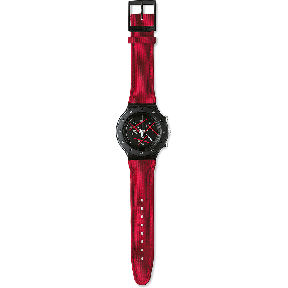 Swatch Aquachrono SBB104 Big Red Watch