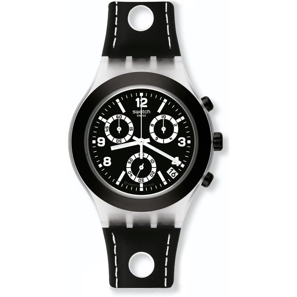 Swatch Chrono SVCK4072 Black Cup Horloge