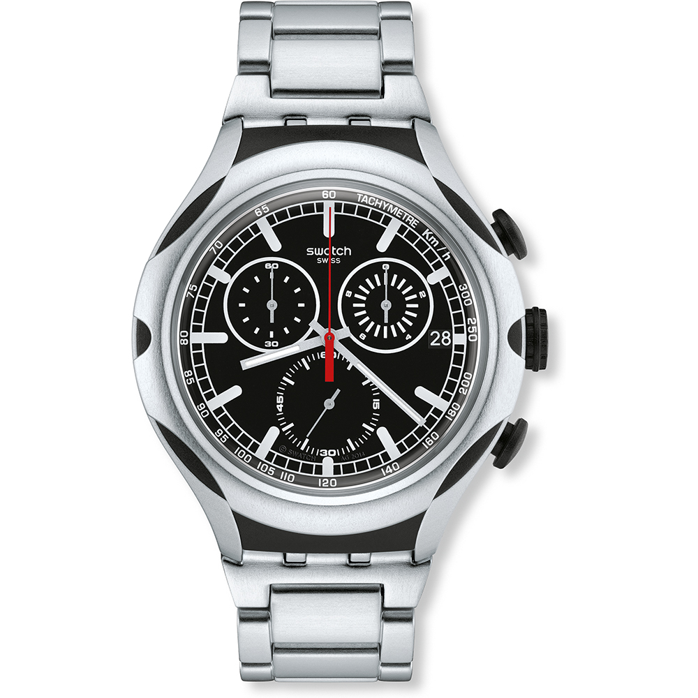 Swatch XLite Chrono YYS4000AG Black Energy Watch