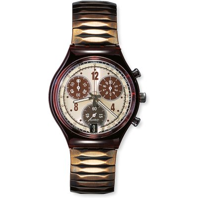 Swatch Chrono SCR400 Brownbrushed Watch