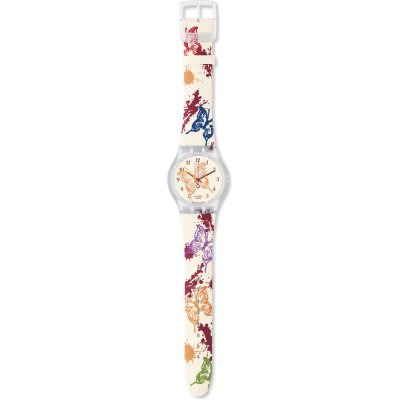 Swatch Jelly In Jelly SUJK143 Butterfly Spots Watch