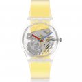 Swatch Clearly Yellow Striped watch