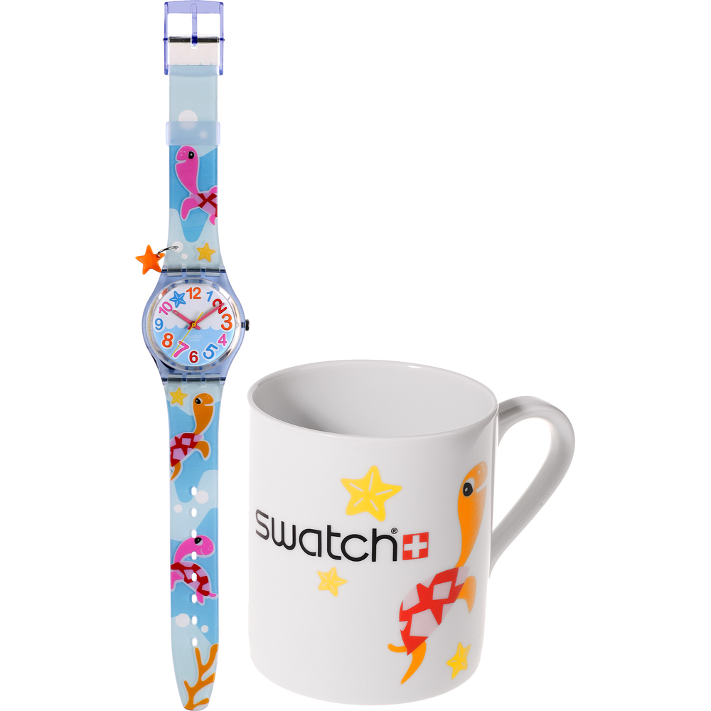 Swatch Packaging Specials GS135PACK Coffee Mug (Sea Of Beauty) Watch