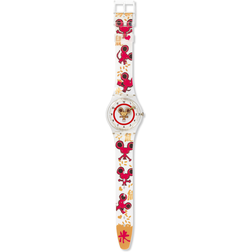 Swatch Chinese New Year Specials GE201 Cute Rats Watch