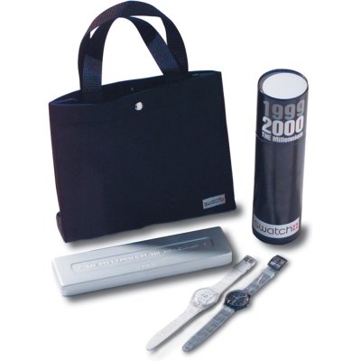 Swatch Packaging Specials GB741PACK2 Daimaru Millennium Special (It's Here + White Card) Watch