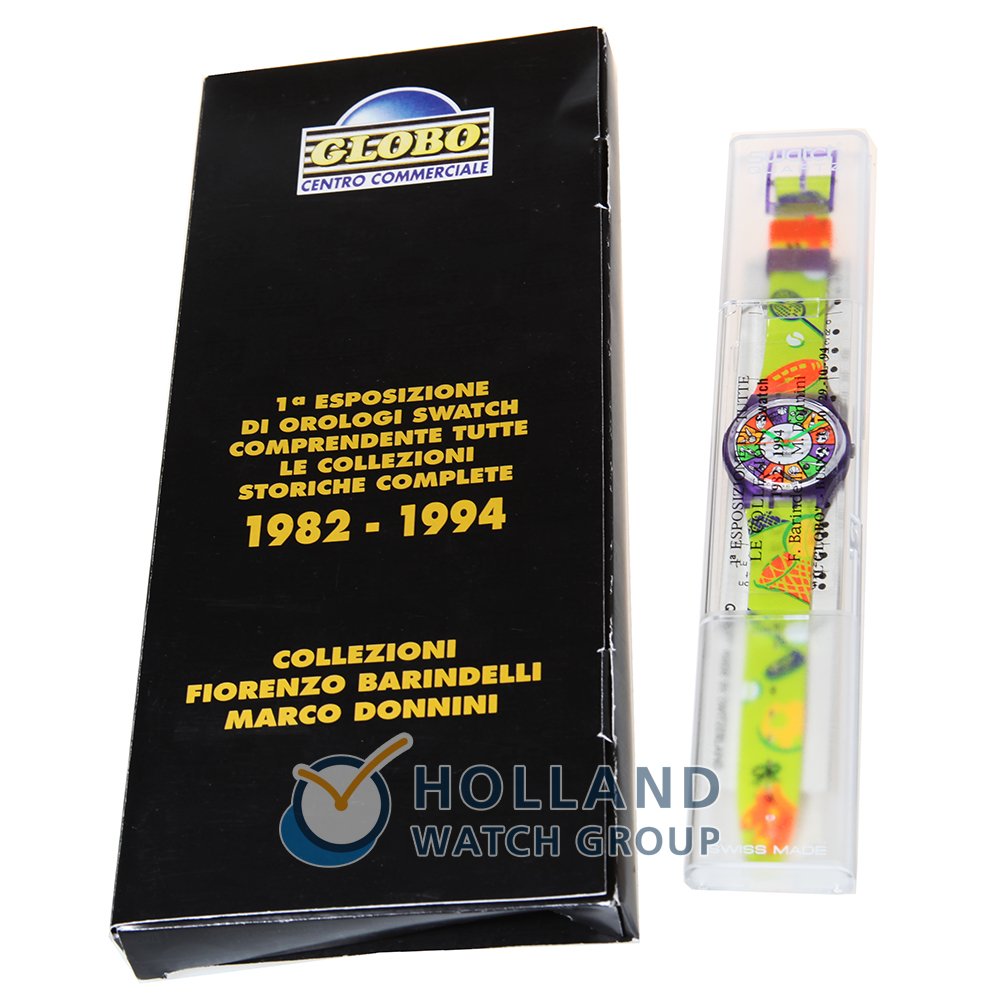 Swatch Packaging Specials GV107PACK Exhibition in Il Globo Busnago (Cheerleader) Watch