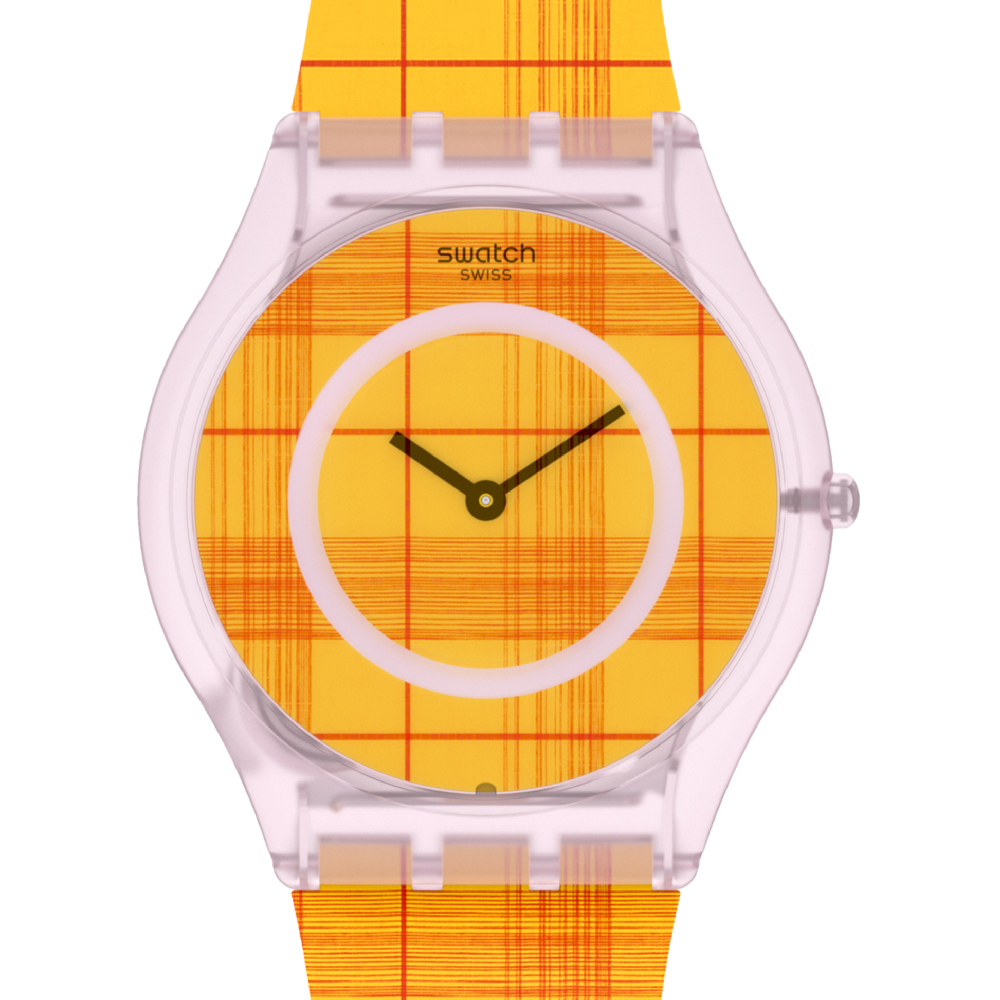 swatch watch orange