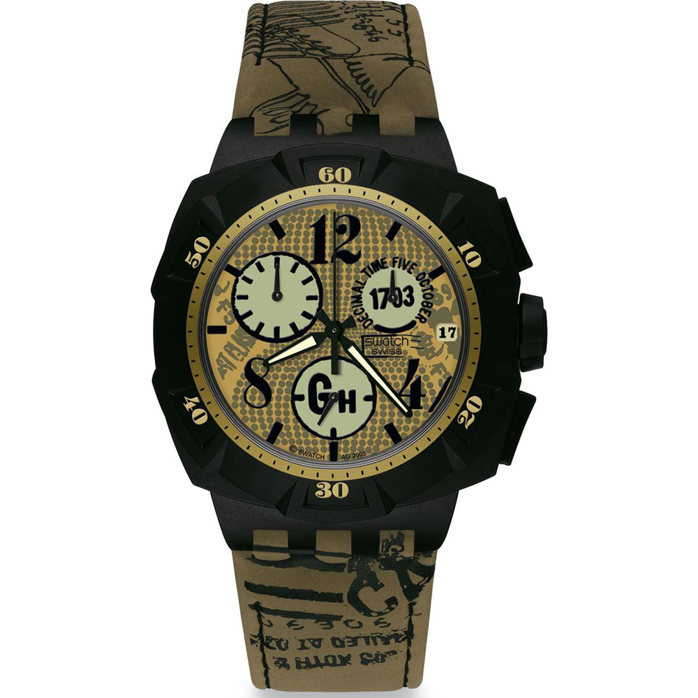 Relógio Swatch Chrono Plastic SUIB405 Flightor