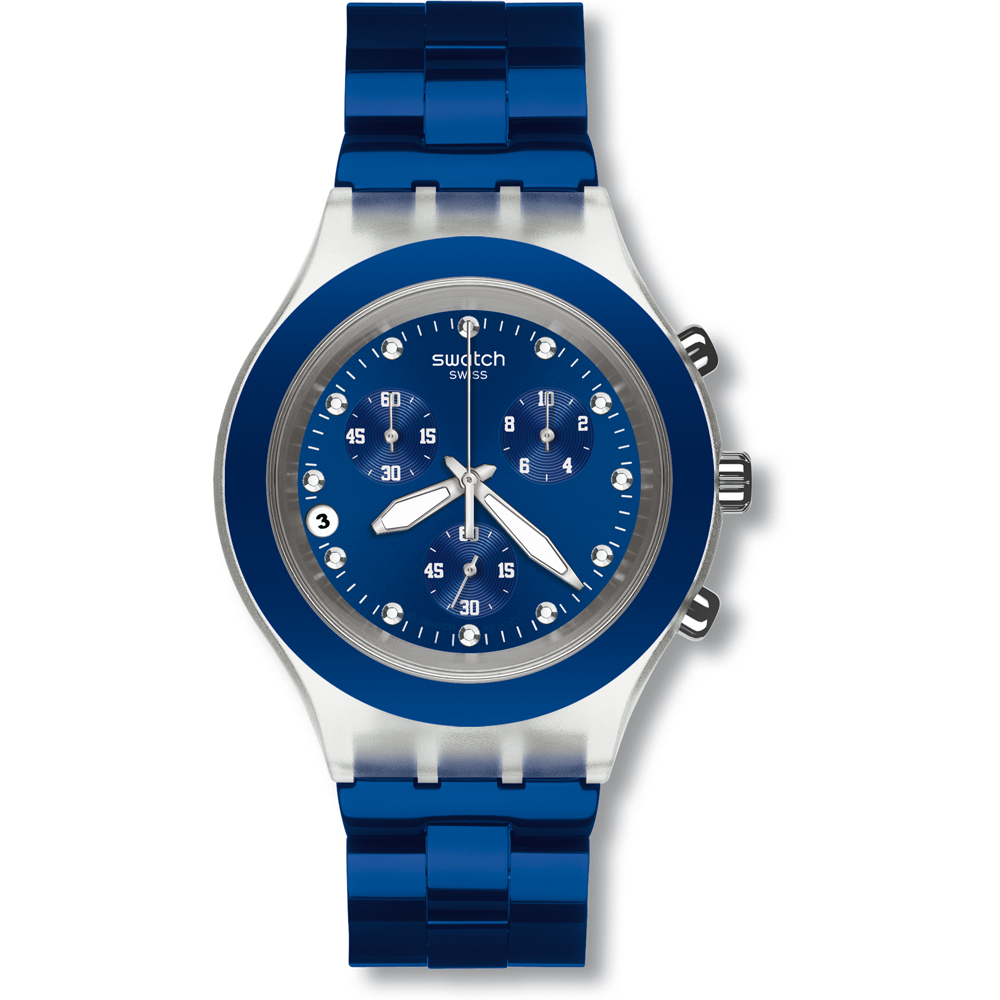 Swatch Chrono SVCK4055AG Full-Blooded Navy Watch