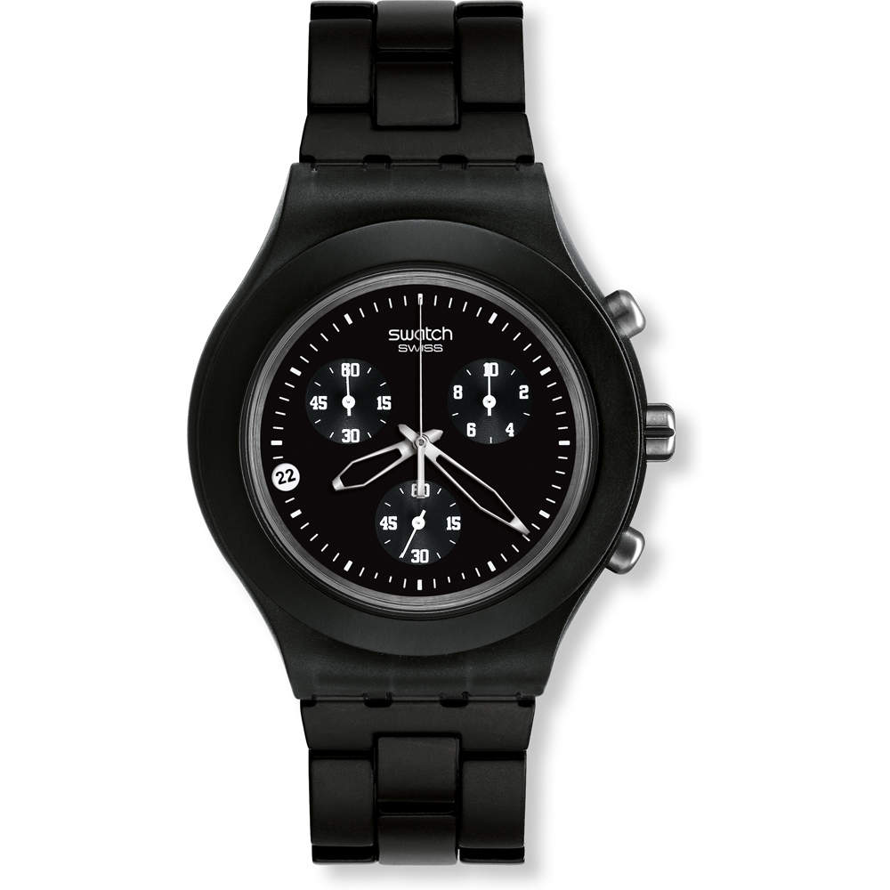 Swatch Chrono SVCF4000AG Full-Blooded Smokey Black Watch