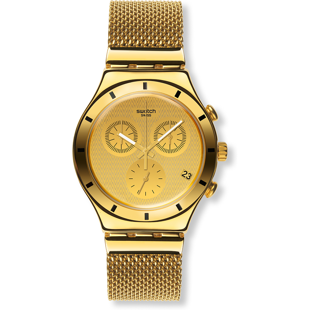 Swatch Watch Irony Chrono Golden Cover Large YCG410GA