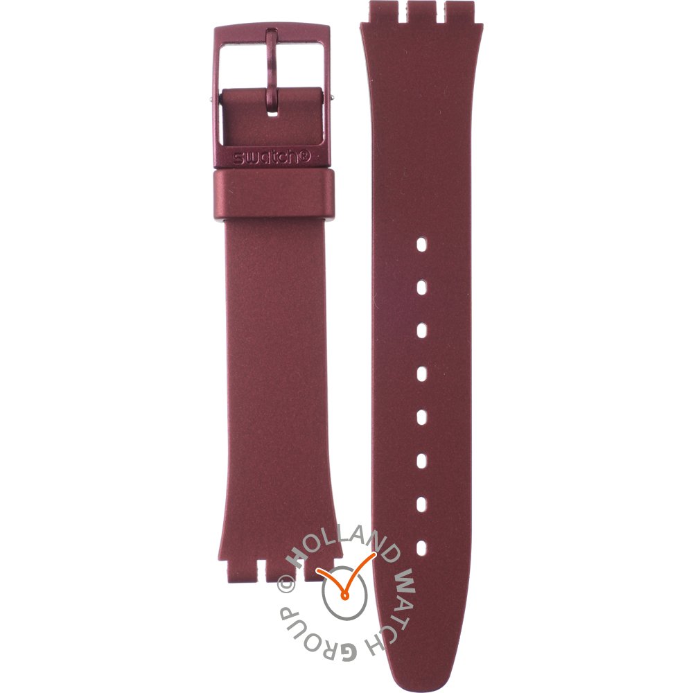 Swatch AGR405 Strap - GR405 Redbaya