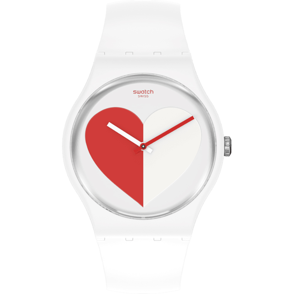 Reloj Swatch Specials SO29Z113 Half <3 Red