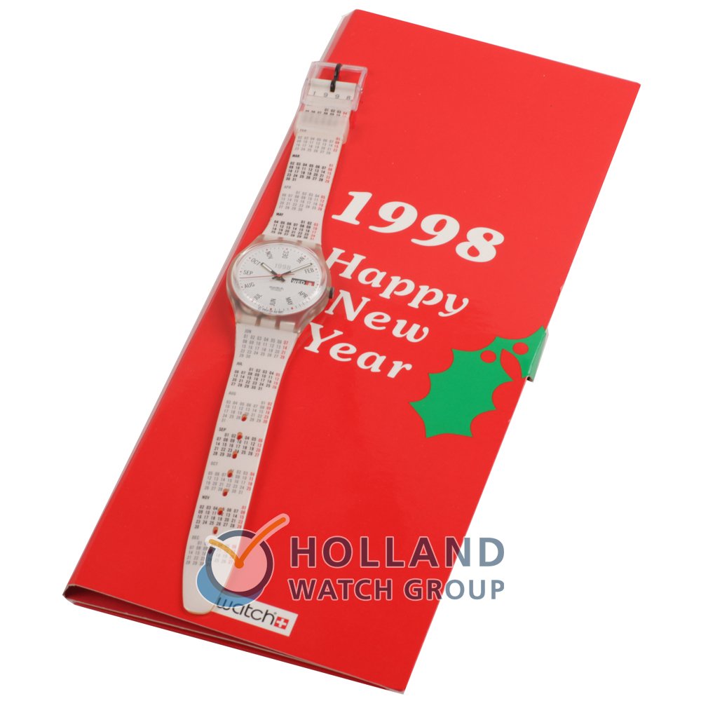 Swatch Packaging Specials GK726PACK Happy New Year (Calendarium) Watch
