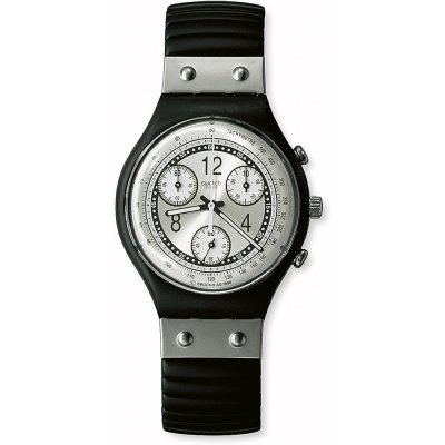 Swatch Chrono SCB119 Metal Edge Watch