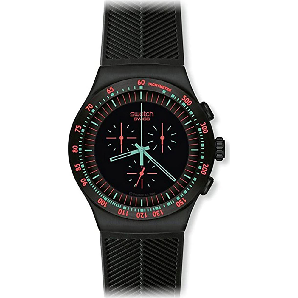 Montre Swatch The Chrono YOB105 Mint In Dark