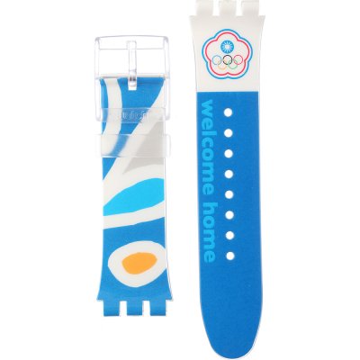 Swatch Plastic - X-Large - SUD ASUDK106AB NOC Athens 2004 Taiwan Strap
