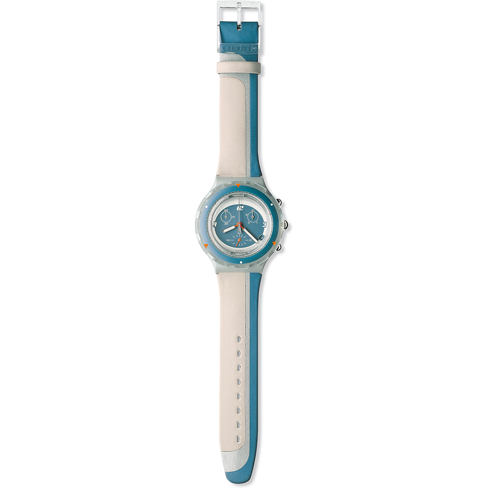 Swatch Aquachrono SBM400 Oval Watch