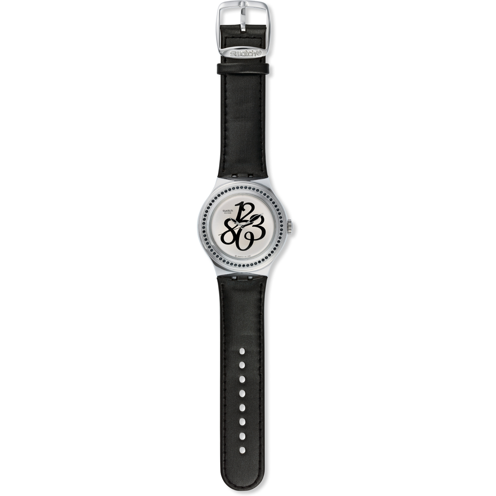 Swatch Nabab YNS111 Pearly Gloss Black Watch