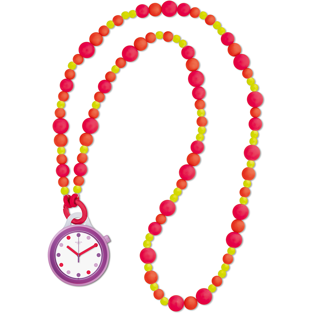 Swatch New Pop PNP100N Popalicious Beads Watch