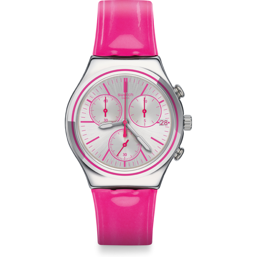 Swatch Watch Irony Chrono Proud To Be Pink YCS587