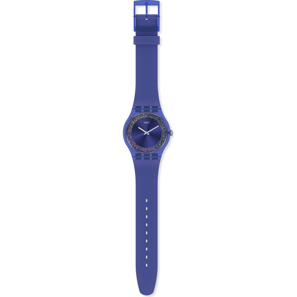 Swatch SUOV106 watch - Purple ring