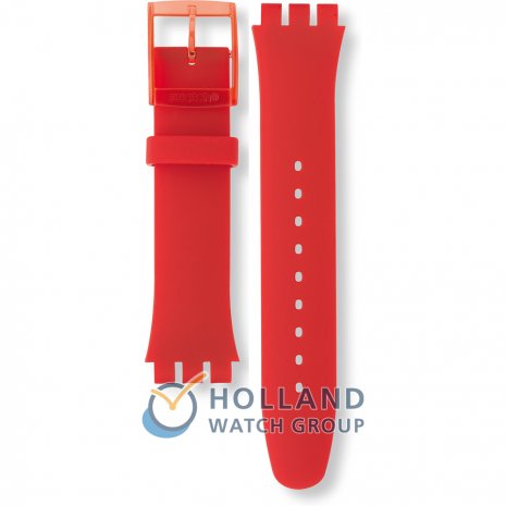 Swatch SUOR101 Red Lacquered Bracelete