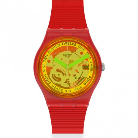 Swatch Retro-rosso watch
