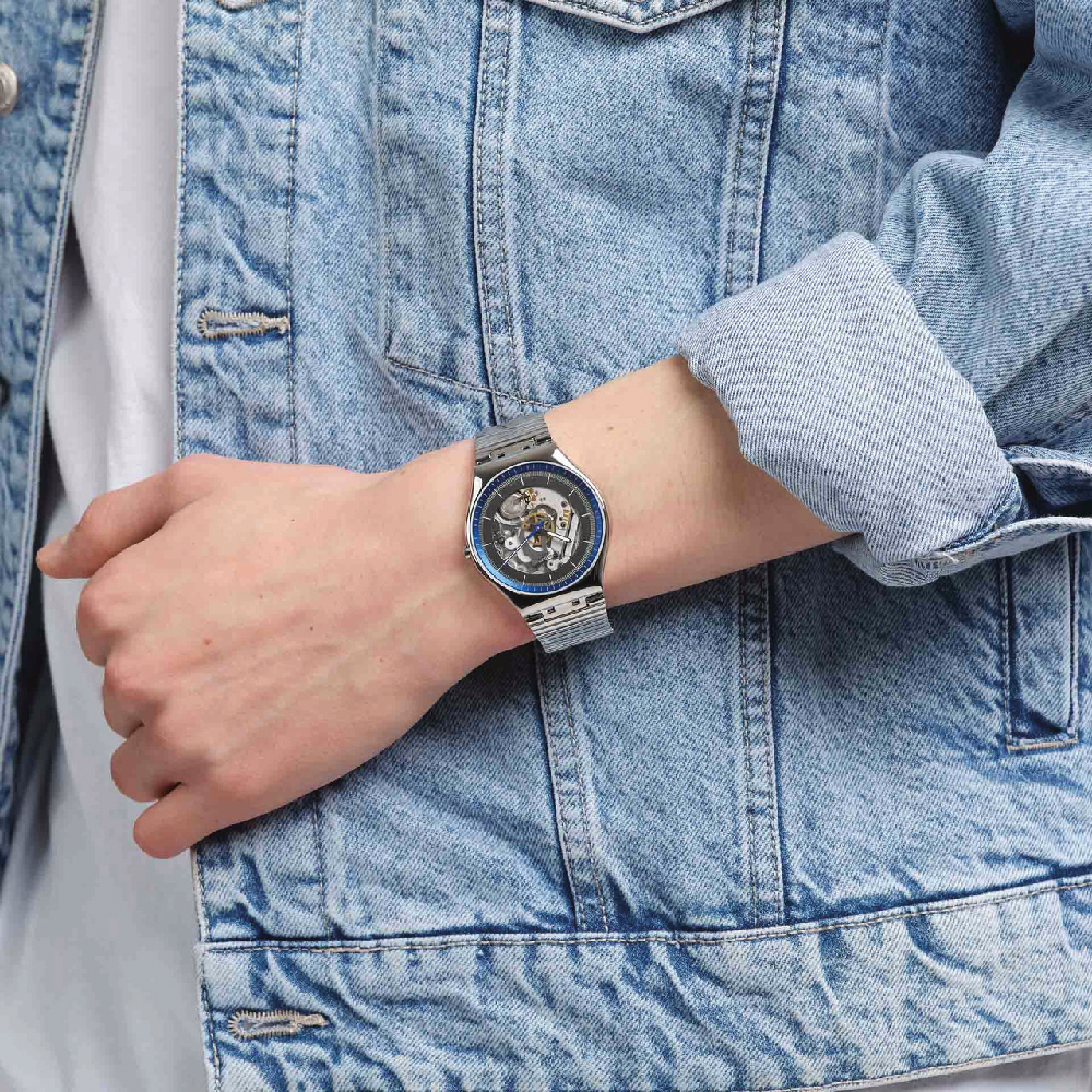 Swatch SS07S116GG watch - Ringing in Blue