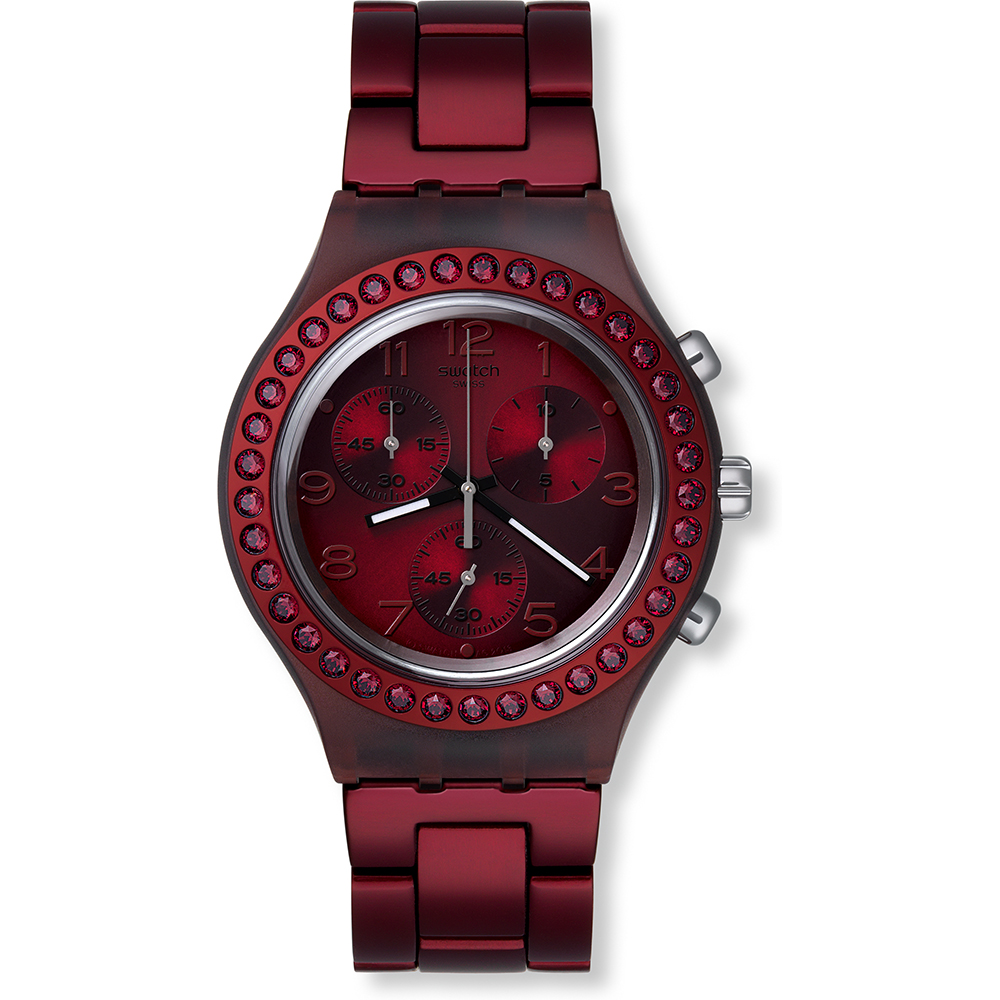 Swatch Chrono SVCR1000AG Ruby Brilliance Watch