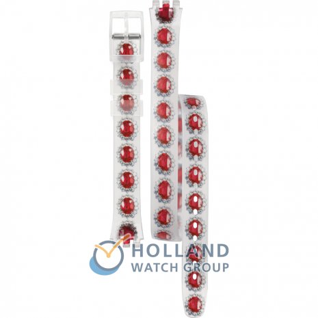 Swatch LK342 Ruby Silver Bracelete