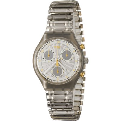 Swatch Chrono SCM109 SCM110 Steelworker Watch