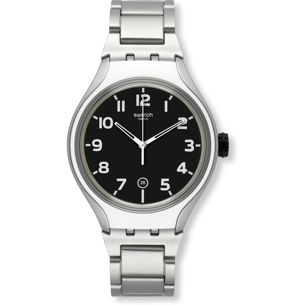 Swatch XLite YES4011AG Stripe Back Watch