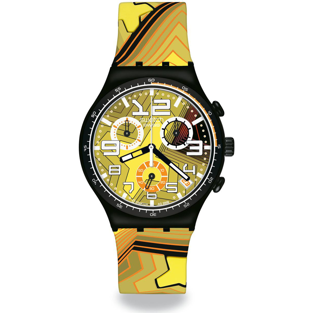 Relógio Swatch Irony Chrono YCB4010 Stroke Light