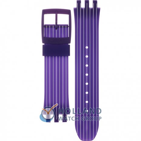 Swatch SUIV401 Purple Run Bracelete