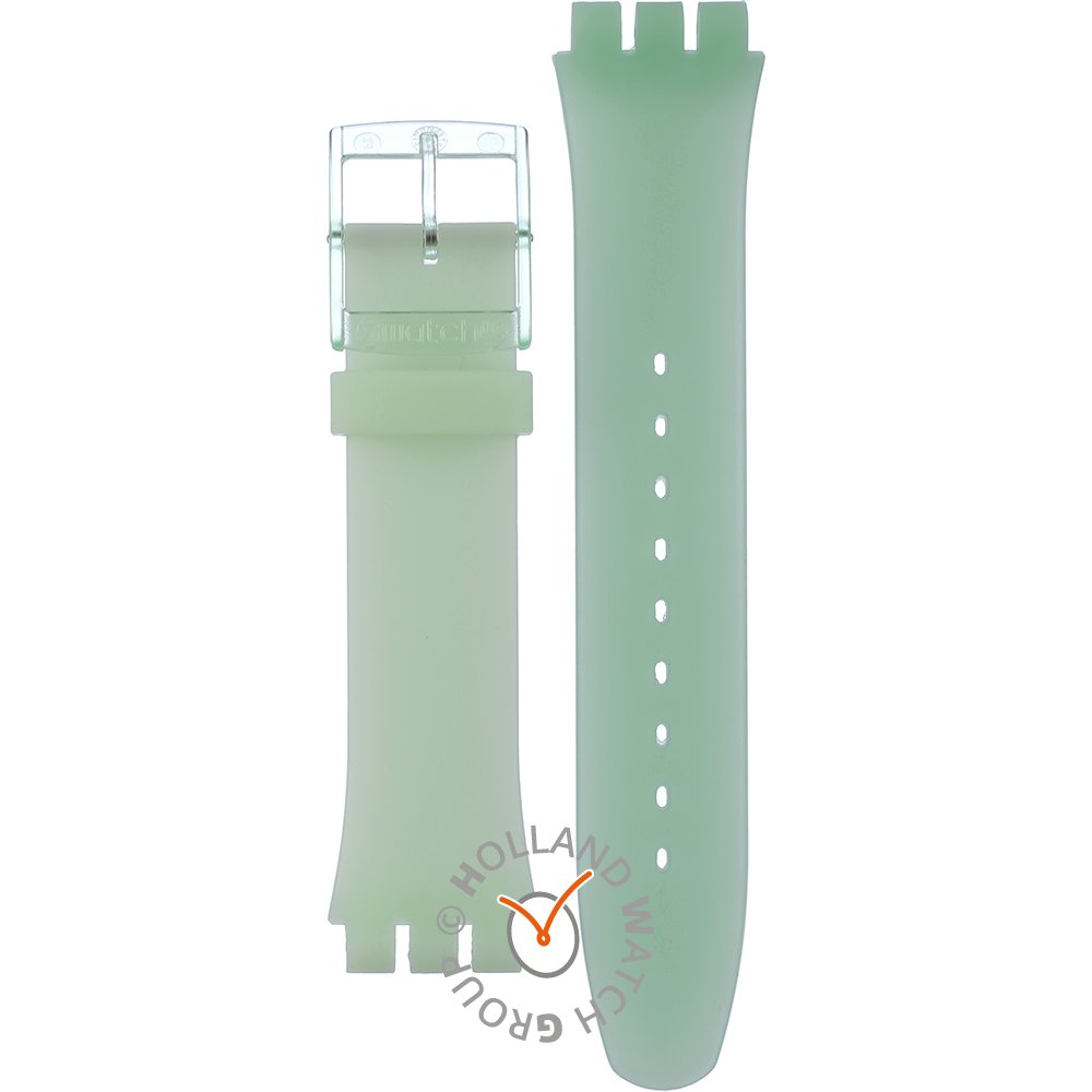 Swatch ASUOK152 Strap - SUOK152 Muted green