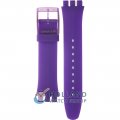 Swatch SUOV100 Purple Lacquered Bracelete