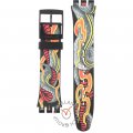 Swatch SUOZ151 Fired Snake Bracelete