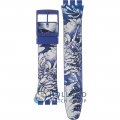 Swatch SUOZ154 Blue Graft Bracelete