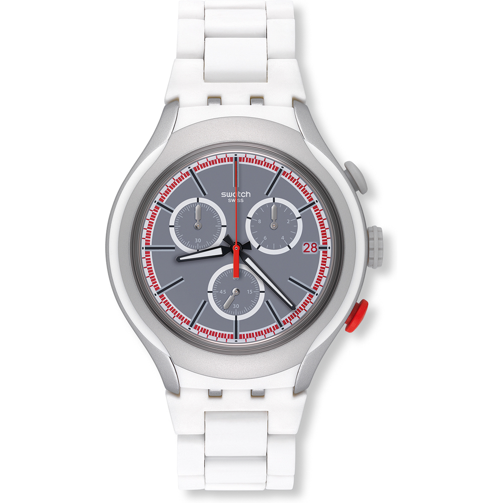 Relógio Swatch XLite Chrono YYS4019AG White Attack