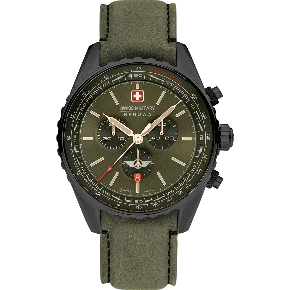 Swiss Chrono Hanowa Military SMWGC0000340 Watch • 7620958007802 • Afterburn EAN: