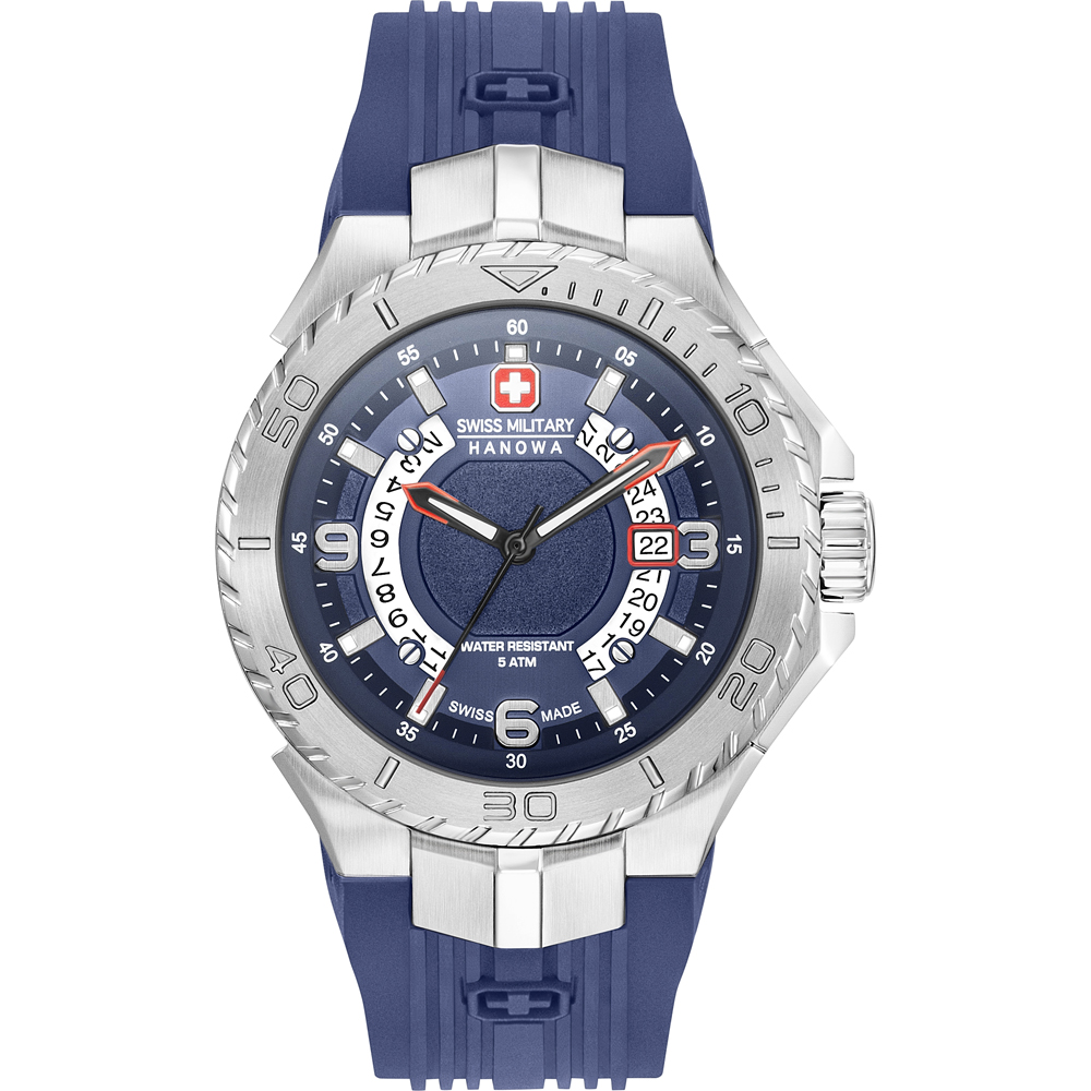 Swiss Military Hanowa Aqua 06-4327.04.003 Seaman Horloge