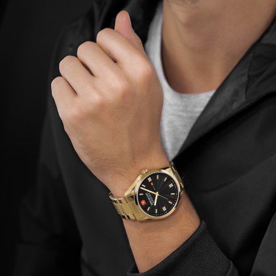 Swiss Military Hanowa SMWGH0001601 Orologio Uomo Quarzo – Vetro Zaffiro, Acciaio, Impermeabile 10 ATM